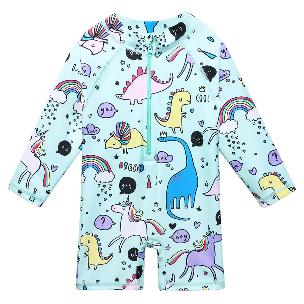 BAOHULU UPF50+ Cartoon Baby Toddler Girl Swimwear Cyan Dinosaur Swimsuit Kids One Piece Infant Swimming Suits Girls Rash Guards
BAOHULU UPF50+ Cartoon Baby Toddler Girl Swimwear Cyan Dinosaur Swimsuit Kids One Piece Infant Swimming Suits Girls Rash Guards