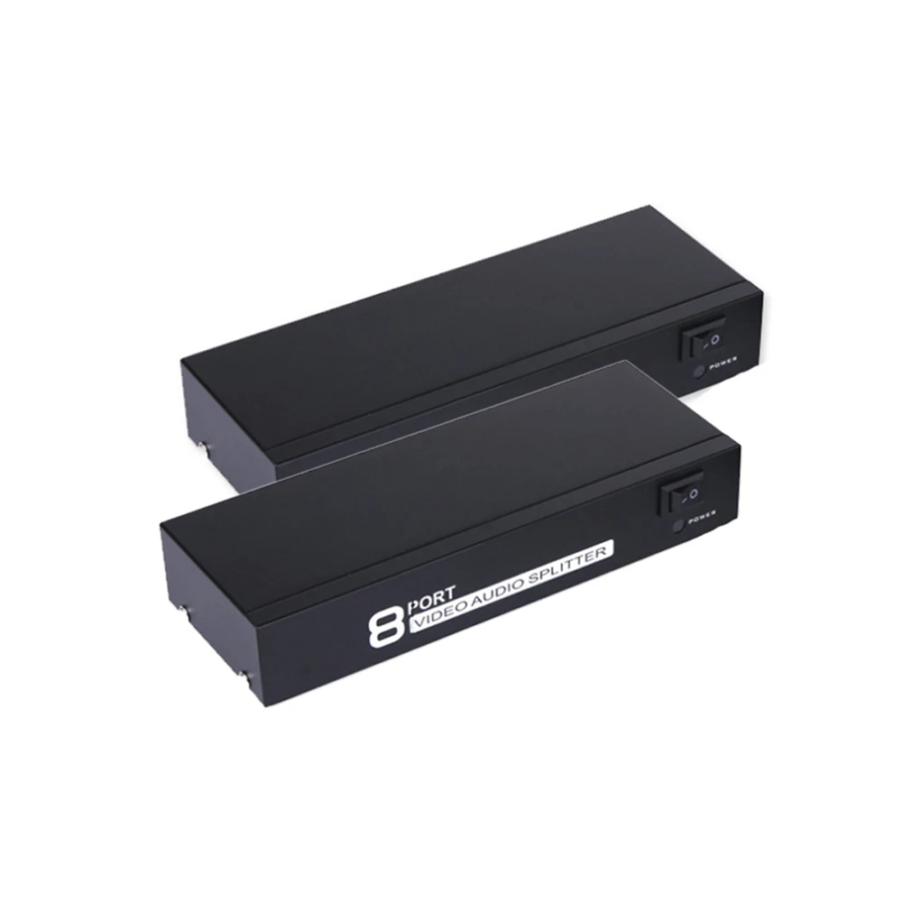 8-port RCA Video Audio AV Switch Selector 8-in-1 Output TV Split Box US / EU Plug
8-port RCA Video Audio AV Switch Selector 8-in-1 Output TV Split Box US / EU Plug