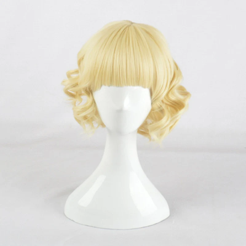 Rozen Maiden Hinaichigo Cosplay Wig 40cm Short Curly Wavy Costume Hiar Wig for Anime Party Halloween Christmas Gift Gold
Rozen Maiden Hinaichigo Cosplay Wig 40cm Short Curly Wavy Costume Hiar Wig for Anime Party Halloween Christmas Gift Gold