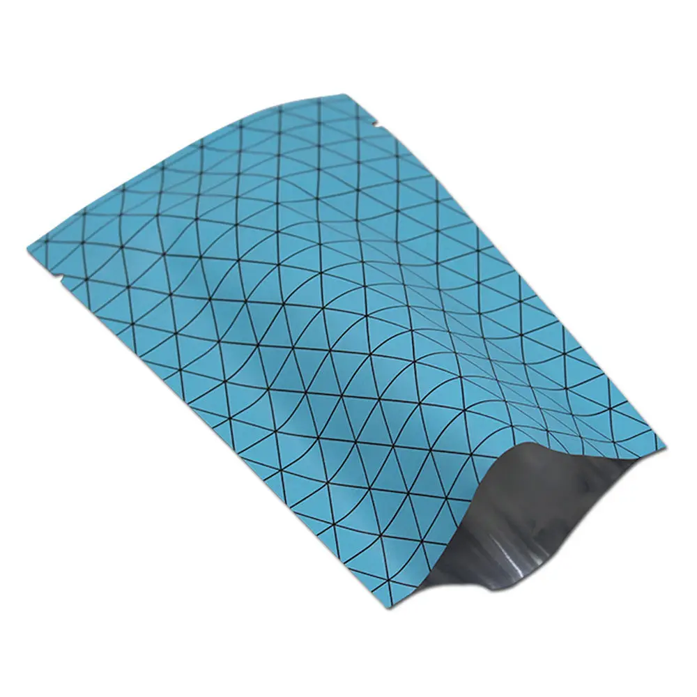 100Pcs/ Lot Blue Stripe Heat sealable Package Bags Top OpenSnack Coffee Packaging Bag Pure Aluminum Foil Bags Food Storage Bag
100Pcs/ Lot Blue Stripe Heat sealable Package Bags Top OpenSnack Coffee Packaging Bag Pure Aluminum Foil Bags Food Storage Bag
