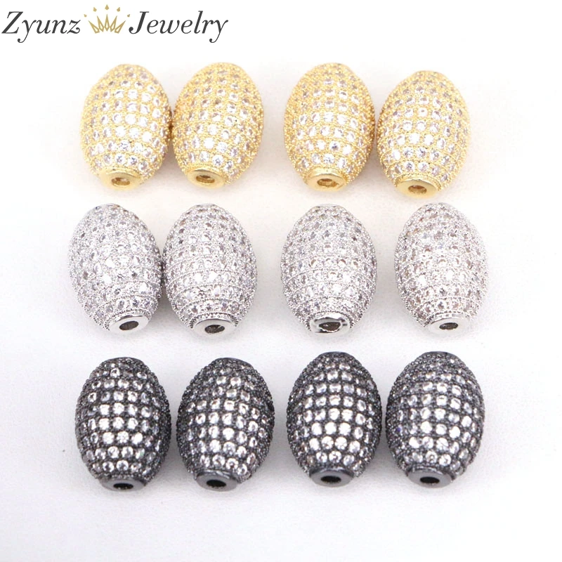 10PCS ZYZ312-2527 Micro Pave CZ Zircon Barrel Rice Shape Spacers Loose Beads DIY Jewelry Findings Accessories
10PCS ZYZ312-2527 Micro Pave CZ Zircon Barrel Rice Shape Spacers Loose Beads DIY Jewelry Findings Accessories