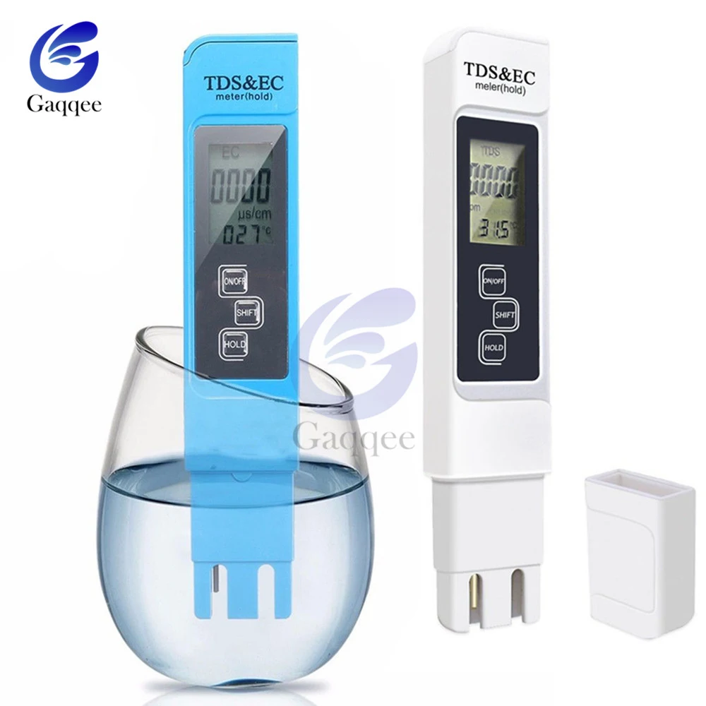 TDS EC Meter Temperature Tester pen 3 In1 Function Conductivity Water Quality Measurement Tool TDS&EC Tester 0-9990ppm 15%
TDS EC Meter Temperature Tester pen 3 In1 Function Conductivity Water Quality Measurement Tool TDS&EC Tester 0-9990ppm 15%