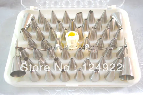 Cake Decorating Tools, 52Pcs/set Stainless Steel Icing Piping Nozzle Sets! 48 Nozzles + 4 Larger Nozzles
Cake Decorating Tools, 52Pcs/set Stainless Steel Icing Piping Nozzle Sets! 48 Nozzles + 4 Larger Nozzles