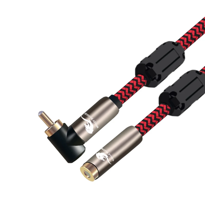 Hifi RCA Extension Cable for Amplifier Speaker Subwoofer Right Angle RCA Phono Male to Female Audio Cable Braided 1M 2M 3M 5M 8M
Hifi RCA Extension Cable for Amplifier Speaker Subwoofer Right Angle RCA Phono Male to Female Audio Cable Braided 1M 2M 3M 5M 8M