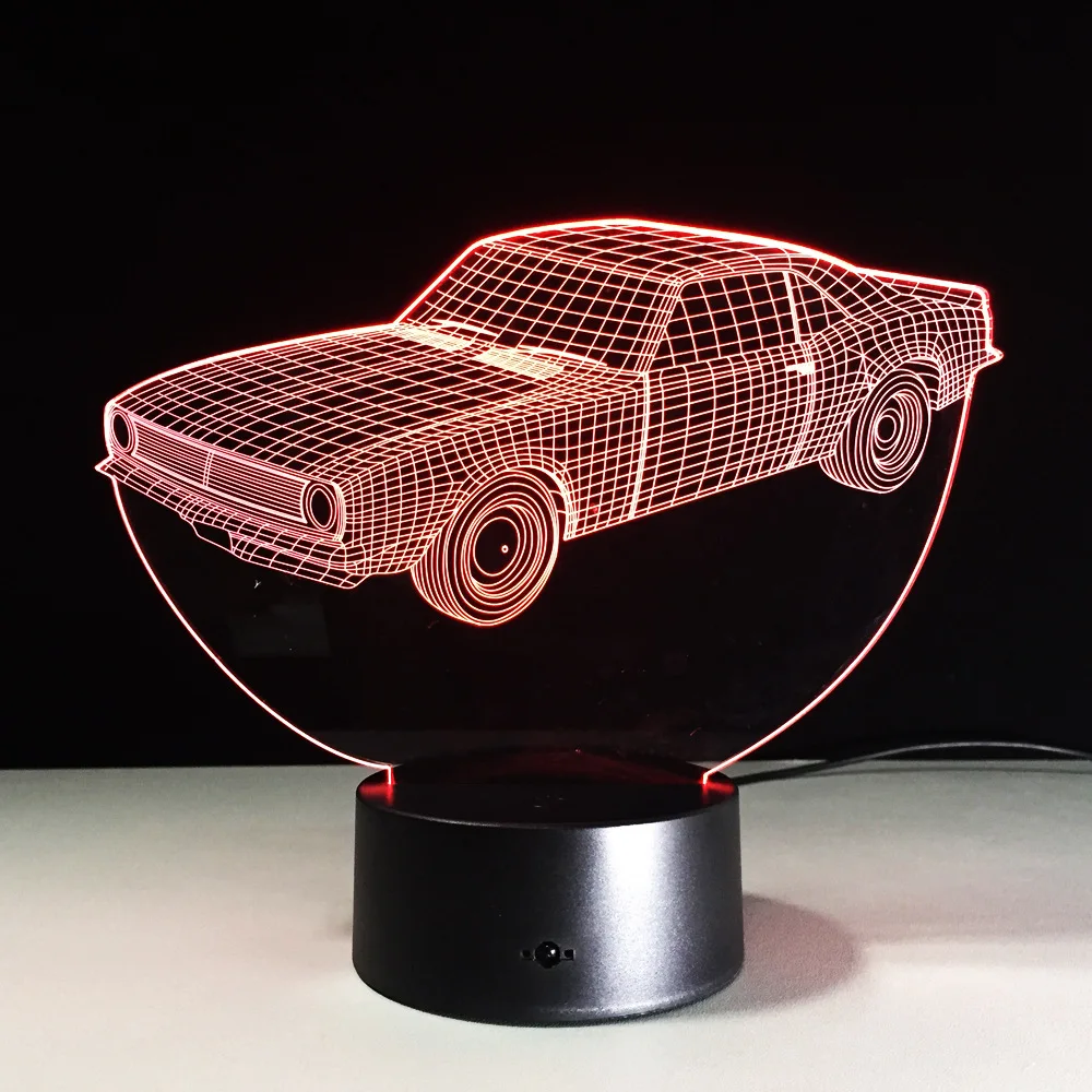 3D Автомобильная модельная лампа, USB 7 цветов, маленький Ночной светильник, детский акриловый дистанционный выключатель, светодиодный USB Наст...
3D Автомобильная модельная лампа, USB 7 цветов, маленький Ночной светильник, детский акриловый дистанционный выключатель, светодиодный USB Наст...