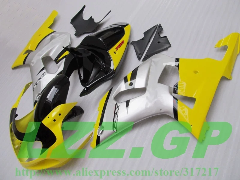 100%Fit Yellow Silver Fairing for SUZUKI 2001 2003 GSXR600 750 01 02 03 GSXR600 GSXR750 K1 01 02 03 GSXR 600 750 Fairings kit I
100%Fit Yellow Silver Fairing for SUZUKI 2001 2003 GSXR600 750 01 02 03 GSXR600 GSXR750 K1 01 02 03 GSXR 600 750 Fairings kit I