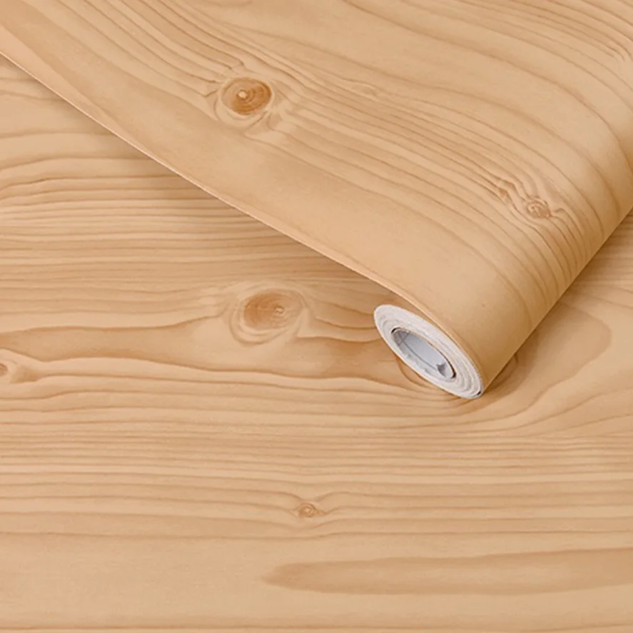 ПВХ виниловые обои древесины свяжитесь Бумага для Кухонные шкафы наклейка стола