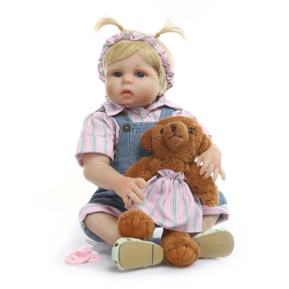 Baby doll reborn toys gift 19" 48cm full vinyl bebes reborn corpo de silicone inteiro realista menina boneca reborn toddler doll
Baby doll reborn toys gift 19" 48cm full vinyl bebes reborn corpo de silicone inteiro realista menina boneca reborn toddler doll