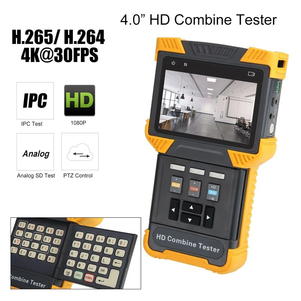 Seesii DT T70 4 0 "дисплей HD комбинированный CCTV Тест er монитор H.264/H.265/4 K IP тестер