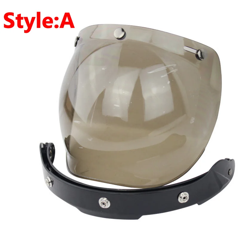 3 оснастки viseira bolha мотоциклетный пузырь щит козырек винтажный шлем объектив Очки