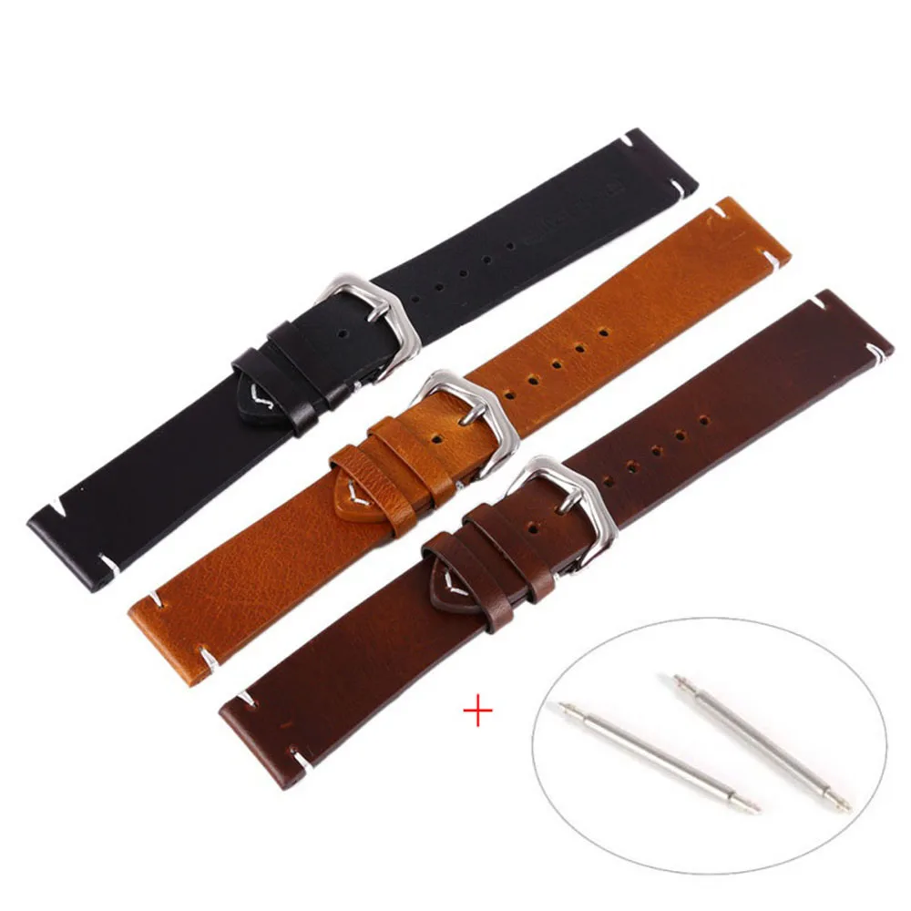 Wax Oil Skin Watch Straps Vintage Genuine Leather Watchband Calfskin Watch Straps 18mm 20mm 22mm
Wax Oil Skin Watch Straps Vintage Genuine Leather Watchband Calfskin Watch Straps 18mm 20mm 22mm