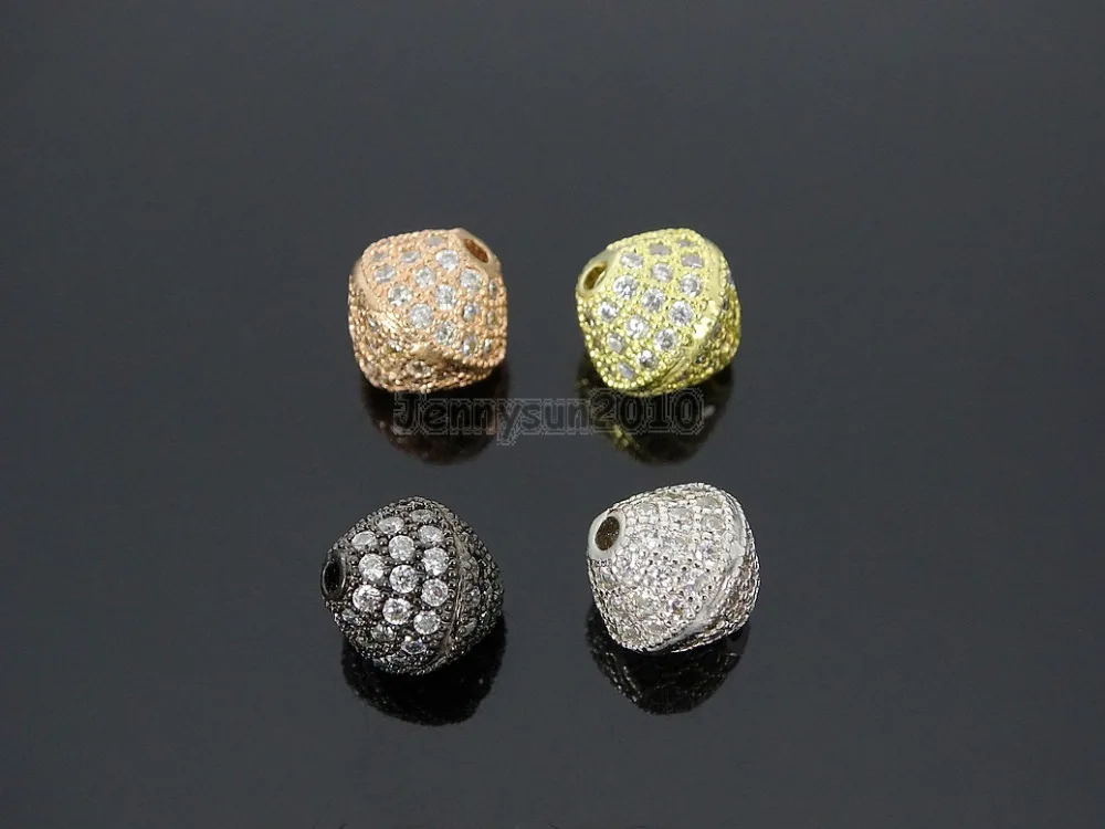 Clear Zircon Gems Stones Pave Bicone 10mm Bracelet Connector Charm Beads Silver Gold Rose Gold Gunmetal 10Pcs/Pack
Clear Zircon Gems Stones Pave Bicone 10mm Bracelet Connector Charm Beads Silver Gold Rose Gold Gunmetal 10Pcs/Pack