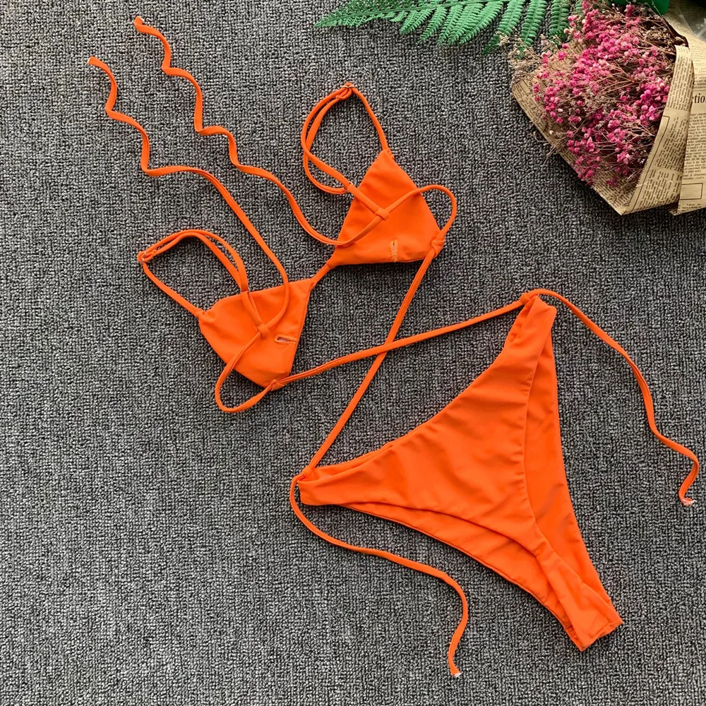 Women Bandage Cross Push-Up Padded Bra Top Bikini Set Sexy Strappy Brazilian Thong Swimsuit Bathing Suit Swimwear
Women Bandage Cross Push-Up Padded Bra Top Bikini Set Sexy Strappy Brazilian Thong Swimsuit Bathing Suit Swimwear