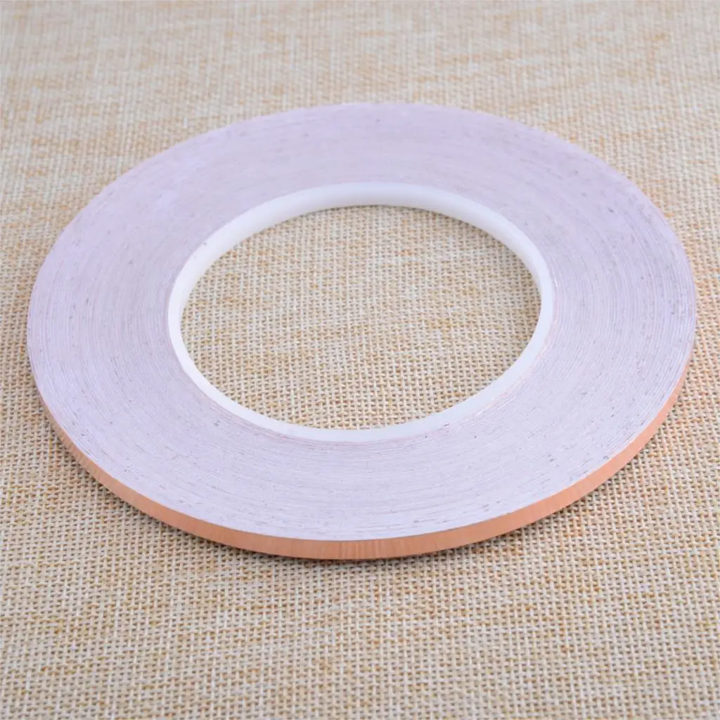 50M 5mm Single Side Conductive Copper Foil Tape Adhesive Shield Heat Resist Computer Peripheral Wire
50M 5mm Single Side Conductive Copper Foil Tape Adhesive Shield Heat Resist Computer Peripheral Wire