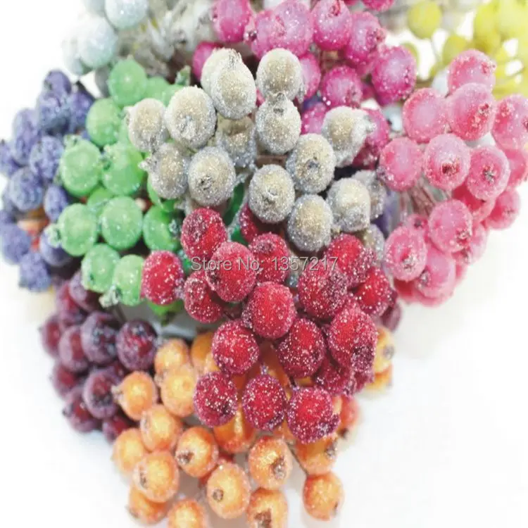 Free Shipping 100pcs(200heads)/200pcs 12mm Glass Pomegranate Multicolor Double Heads Stem Glass Fruit Stamen Wedding decoration
Free Shipping 100pcs(200heads)/200pcs 12mm Glass Pomegranate Multicolor Double Heads Stem Glass Fruit Stamen Wedding decoration