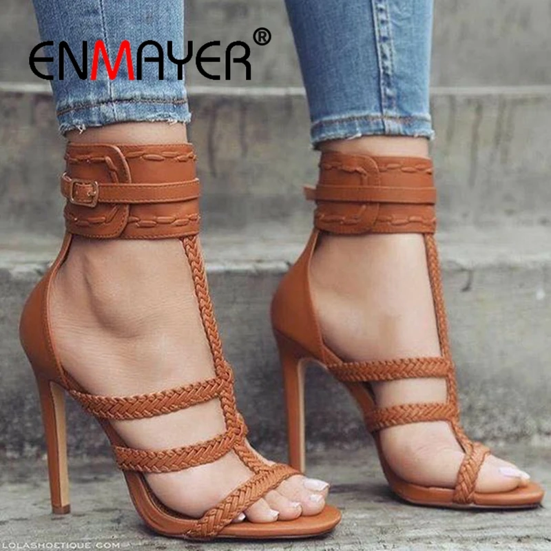 ENMAYER Buckle Strap High Heels Sandals Women Women Shoes High Heel Sandals Open Toe Heels Size 34-43 ZYL2598
ENMAYER Buckle Strap High Heels Sandals Women Women Shoes High Heel Sandals Open Toe Heels Size 34-43 ZYL2598