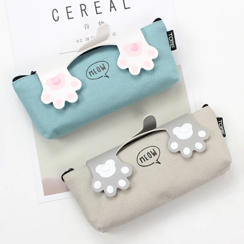 1 Pcs Kawaii Pencil Case Cat-pad Canvas Big Zipper Estuches School Pencil Box Pencilcase Pencil Bag School Supplies Stationery
1 Pcs Kawaii Pencil Case Cat-pad Canvas Big Zipper Estuches School Pencil Box Pencilcase Pencil Bag School Supplies Stationery