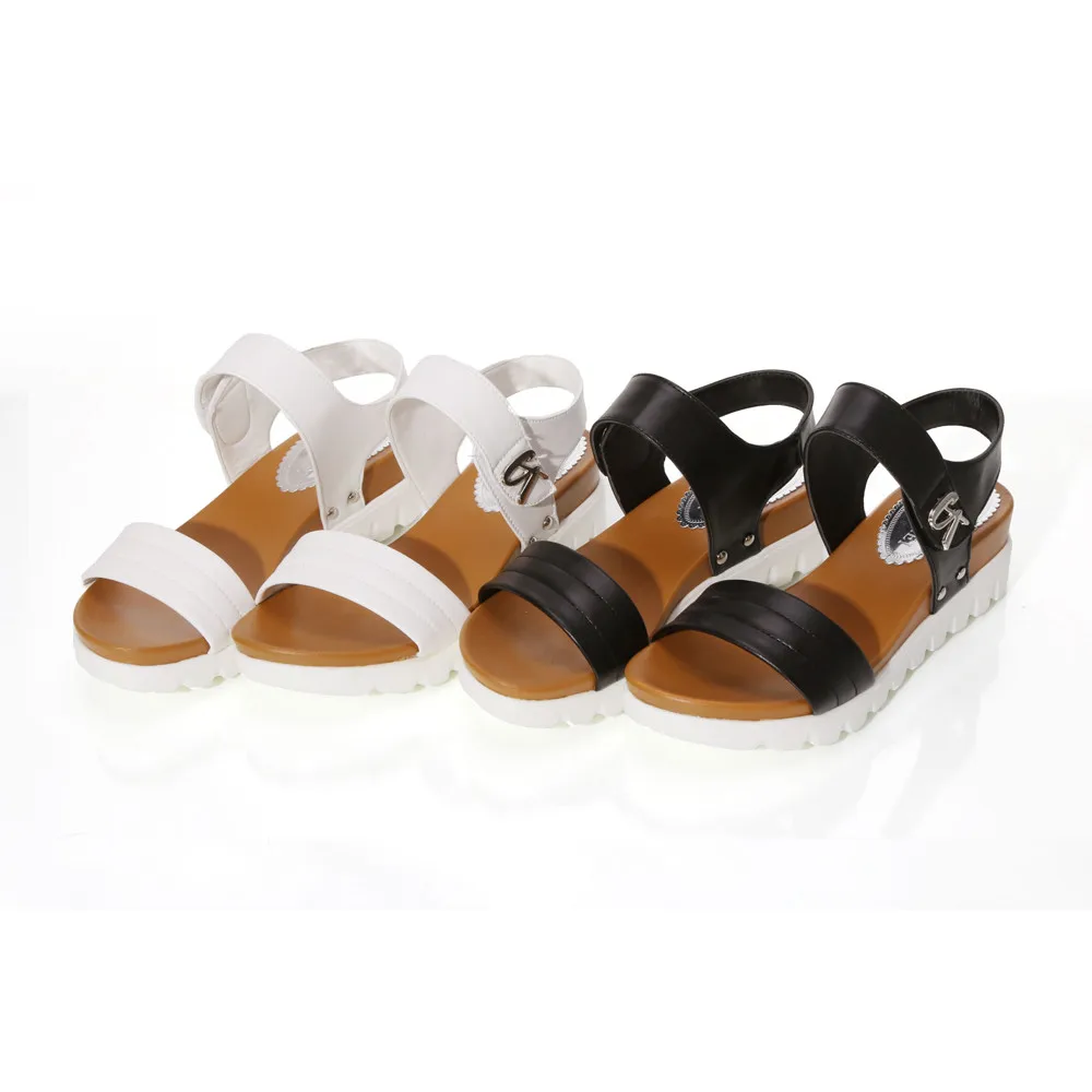 Sandals Women Platform Thick Bottom Sport Summer Shoes Woman Black Simple Buckle Sandals Zapatos De Mujer De Cuero
Sandals Women Platform Thick Bottom Sport Summer Shoes Woman Black Simple Buckle Sandals Zapatos De Mujer De Cuero