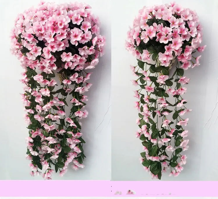 90CM Lifelike Violet Orchid Ivy Artificial Flower Hanging Plant Silk Garland Vine For Wedding Centerpieces Decorations Bouquet
90CM Lifelike Violet Orchid Ivy Artificial Flower Hanging Plant Silk Garland Vine For Wedding Centerpieces Decorations Bouquet