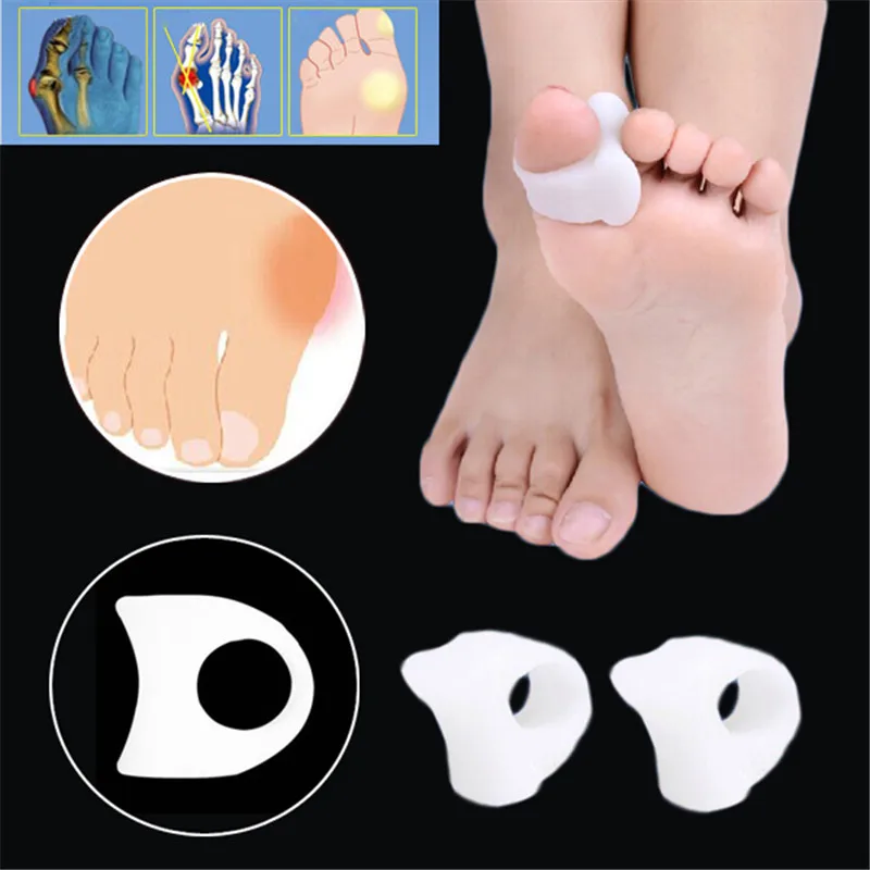 Hot 2pcs Gel Silicone Toe Separator Spreaders Spacer Reduce Foot Bunion Pain Relieve Health Care Product
Hot 2pcs Gel Silicone Toe Separator Spreaders Spacer Reduce Foot Bunion Pain Relieve Health Care Product