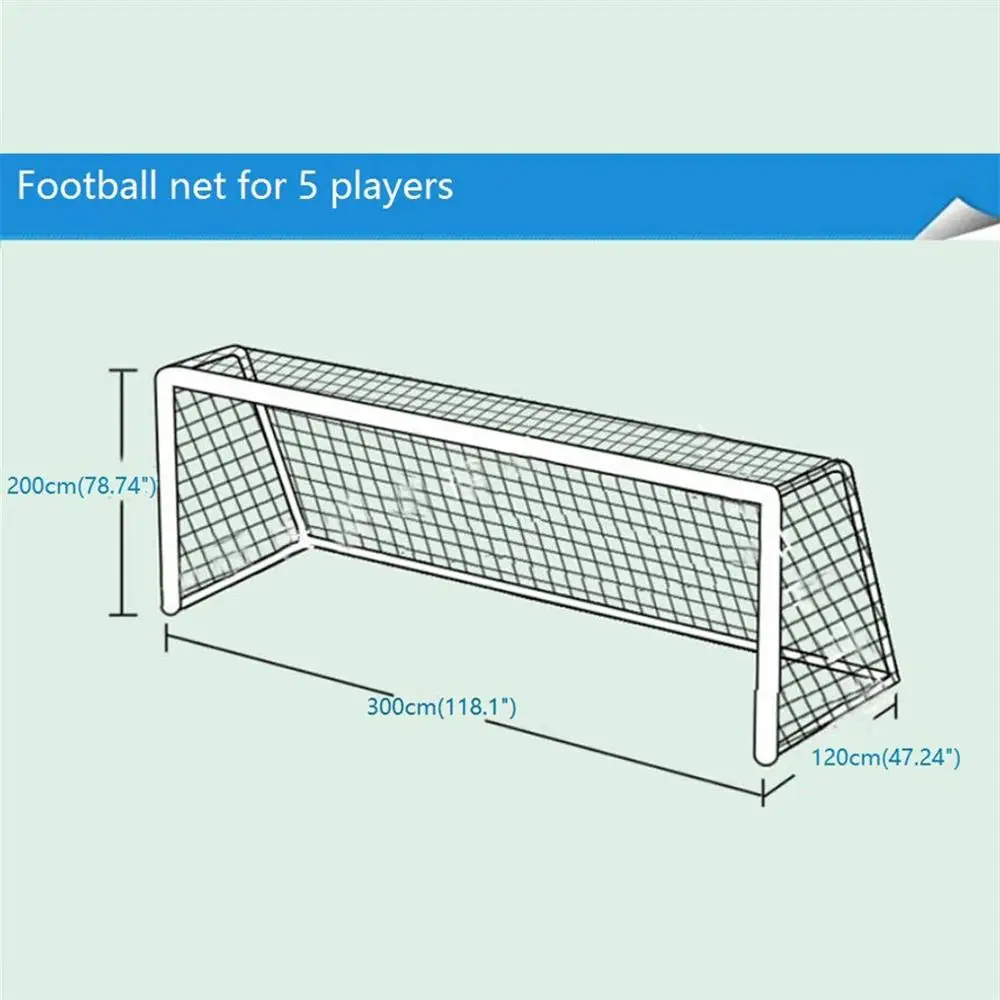 Football Net Soccer Goal Net Soccer Ball Cotton Football Training Post Nets Full Size Soccer Accessories 3*2M (Nets Only)
Football Net Soccer Goal Net Soccer Ball Cotton Football Training Post Nets Full Size Soccer Accessories 3*2M (Nets Only)