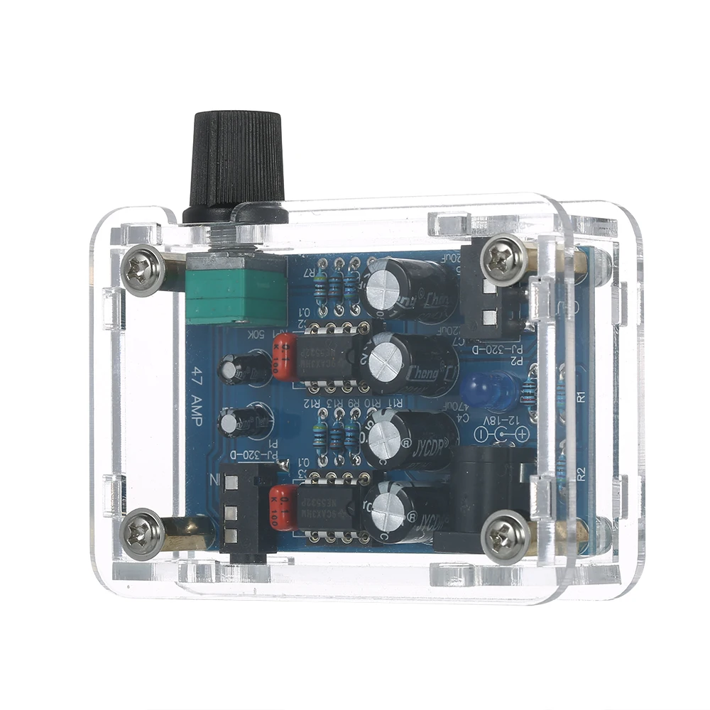 47 NE5532 Hi-Fi наушники DIY Усилитель Kit с прозрачным Корпус DC9V-18V с хорошим качеством звука
47 NE5532 Hi-Fi наушники DIY Усилитель Kit с прозрачным Корпус DC9V-18V с хорошим качеством звука