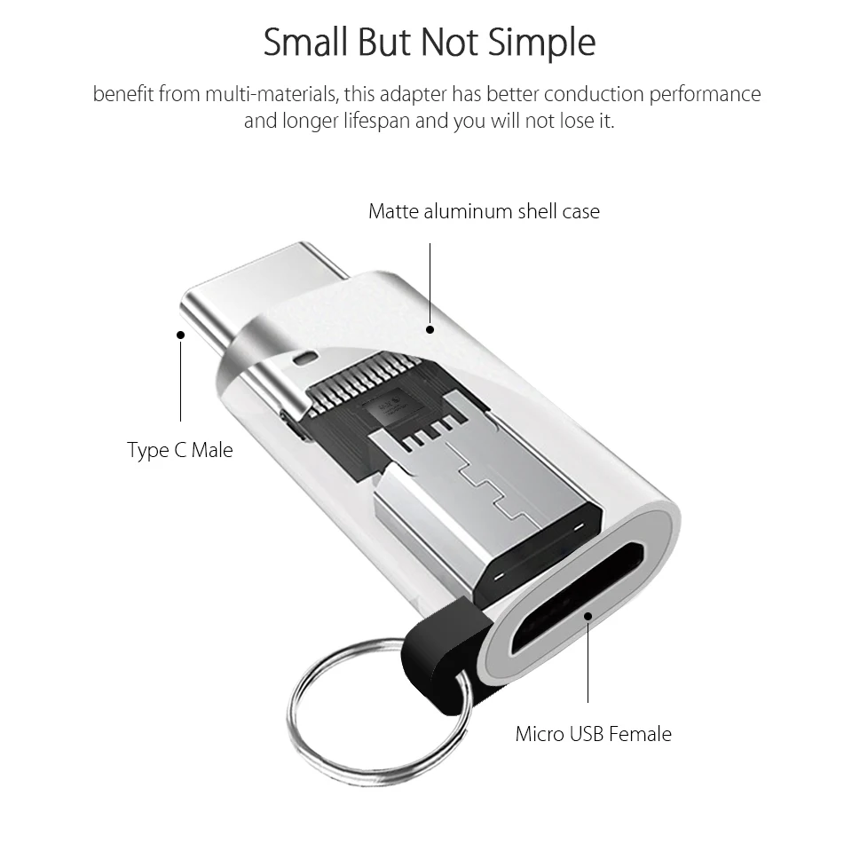 USB 3 1 Type C OTG адаптер Micro Female to Male конвертер для Samsung Galaxy Note 8 S8 Plus/A5/A7 2017/Oneplus 5 t/5|otg adapter