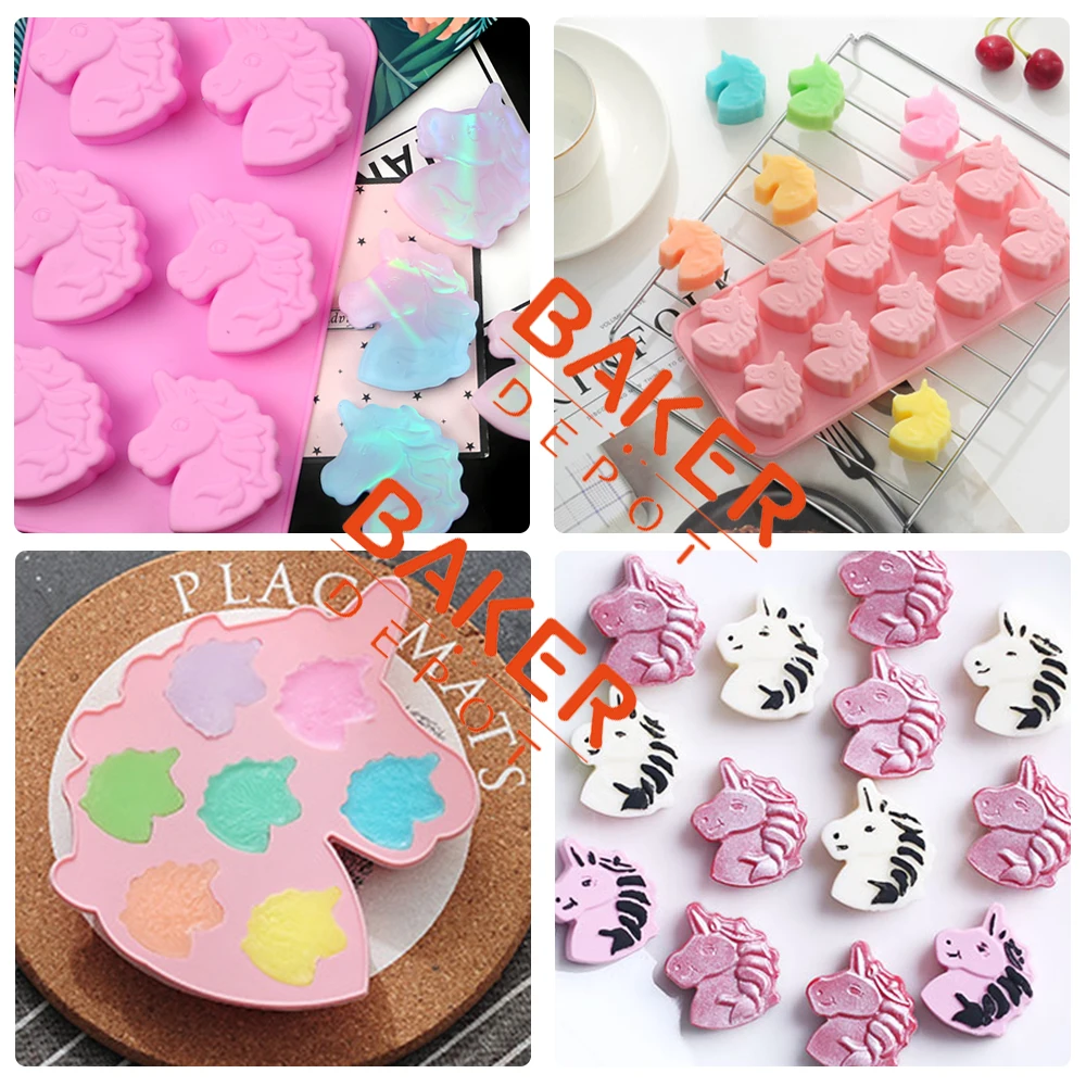 BAKER DEPOT silicone cake chocolate mold unicorn bread biscuit pastry baking form jello candy soap ice tray diy cake decoration
BAKER DEPOT silicone cake chocolate mold unicorn bread biscuit pastry baking form jello candy soap ice tray diy cake decoration