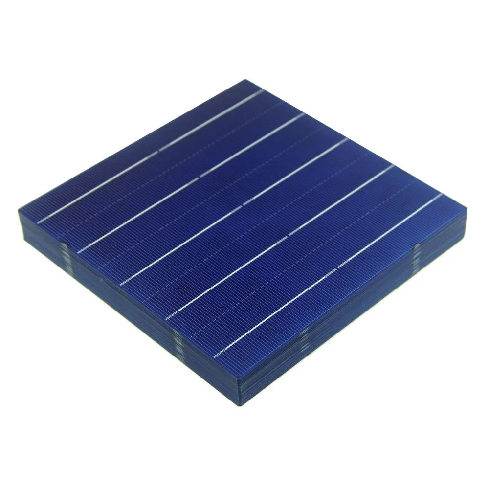 50Pcs PV 4.5W Polycrystalline Silicon Solar Cell 156 * 156MM For DIY Solar Panel
50Pcs PV 4.5W Polycrystalline Silicon Solar Cell 156 * 156MM For DIY Solar Panel