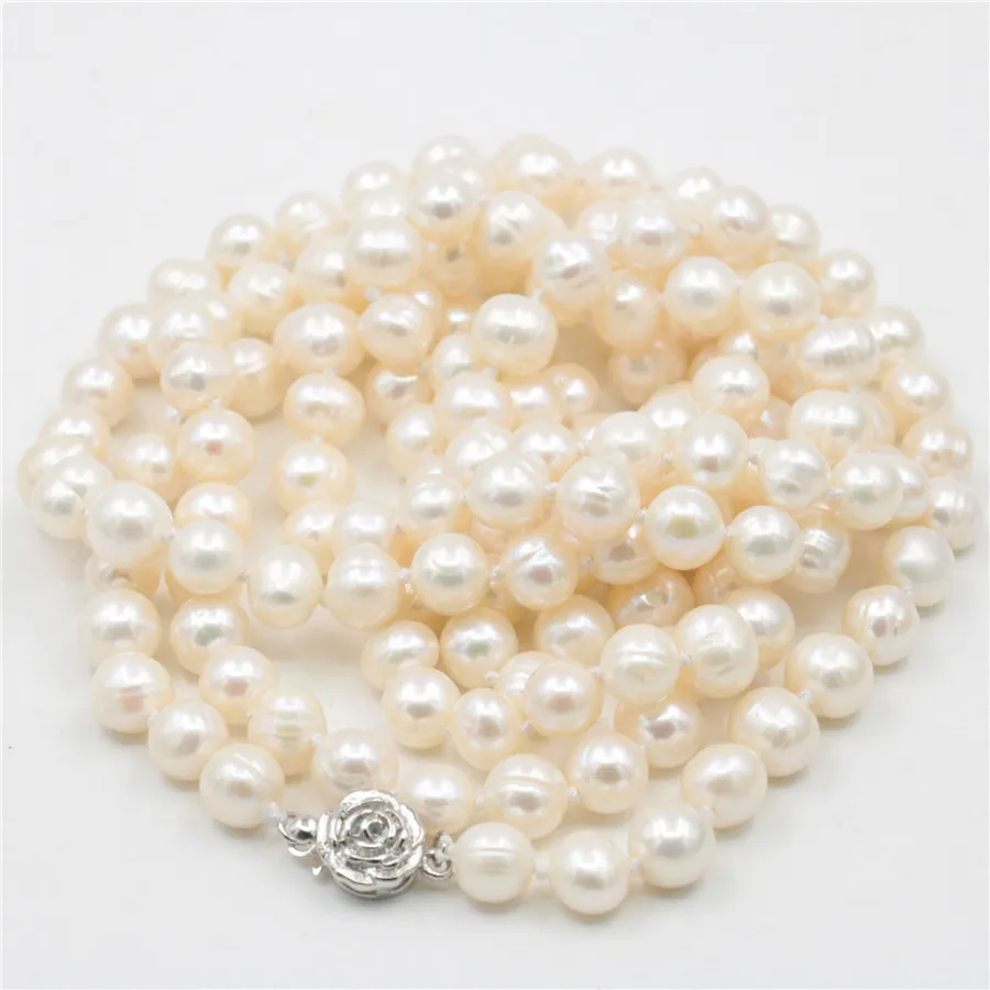 Accessories 7-8mm South China Sea Freshwater Pearl Beads Necklace Bracelet Gifts Women Party Jewelry Making 18inch Wholesale
Accessories 7-8mm South China Sea Freshwater Pearl Beads Necklace Bracelet Gifts Women Party Jewelry Making 18inch Wholesale