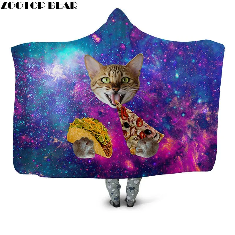 Galaxy Cat Animal Hooded Blanket 3D Print Sherpa Blanket Wearable Bedspread Office Airplane Bedding Fashion Plush Blanket
Galaxy Cat Animal Hooded Blanket 3D Print Sherpa Blanket Wearable Bedspread Office Airplane Bedding Fashion Plush Blanket