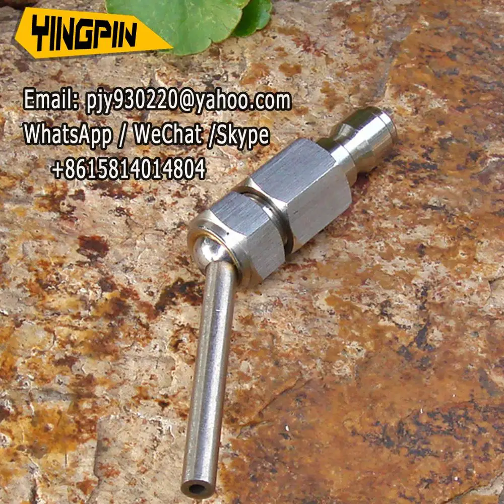 4mm outlet 60 degree curved rod 1/4 quick insertion nozzle garden park direct injection remote spray flushing water gun nozzle
4mm outlet 60 degree curved rod 1/4 quick insertion nozzle garden park direct injection remote spray flushing water gun nozzle