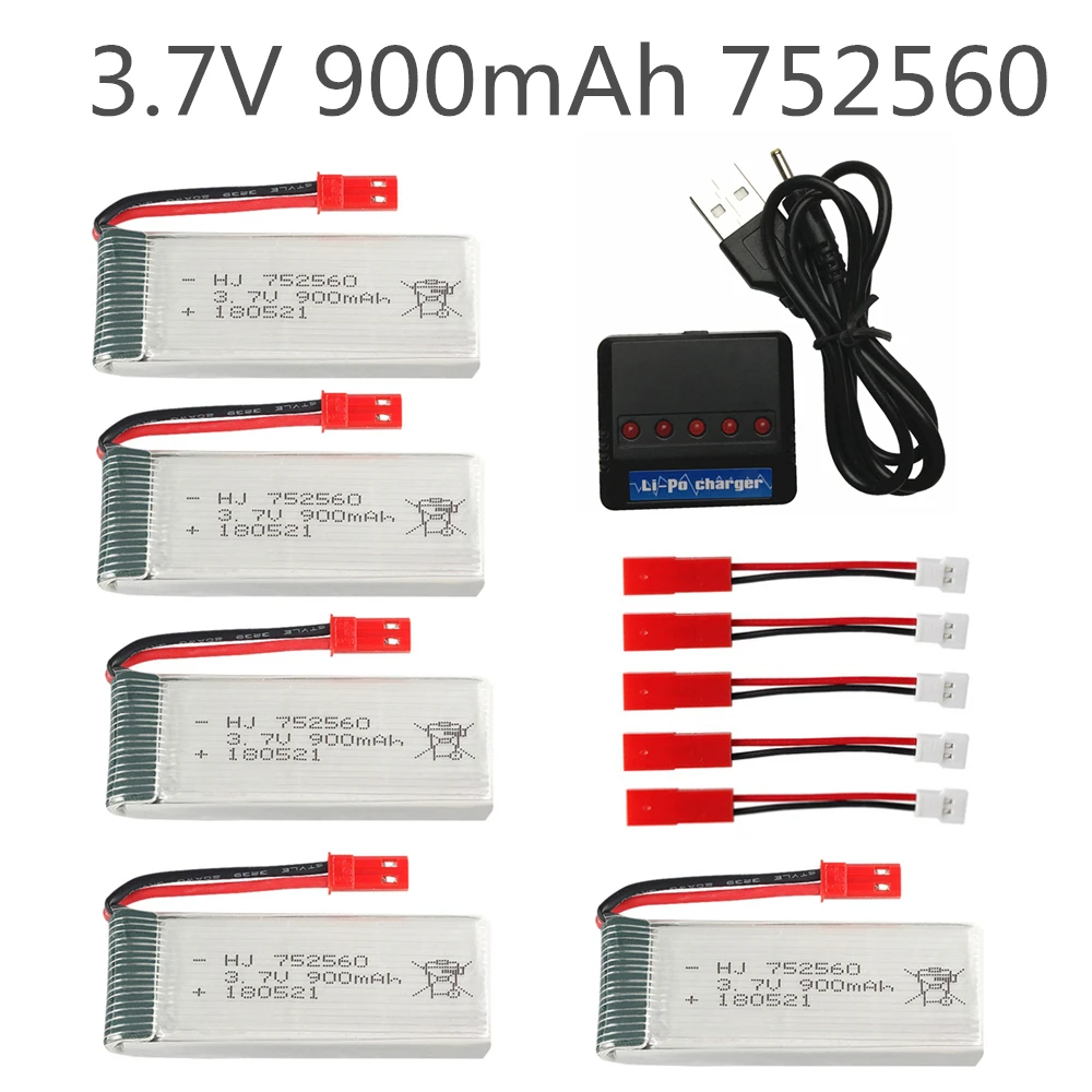 3.7V 900mah lipo Battery For X5 X5C X5SC 8807 8807W A6 A6W M68 Rc Quadcopter Spare Parts Drones battery 752560
3.7V 900mah lipo Battery For X5 X5C X5SC 8807 8807W A6 A6W M68 Rc Quadcopter Spare Parts Drones battery 752560
