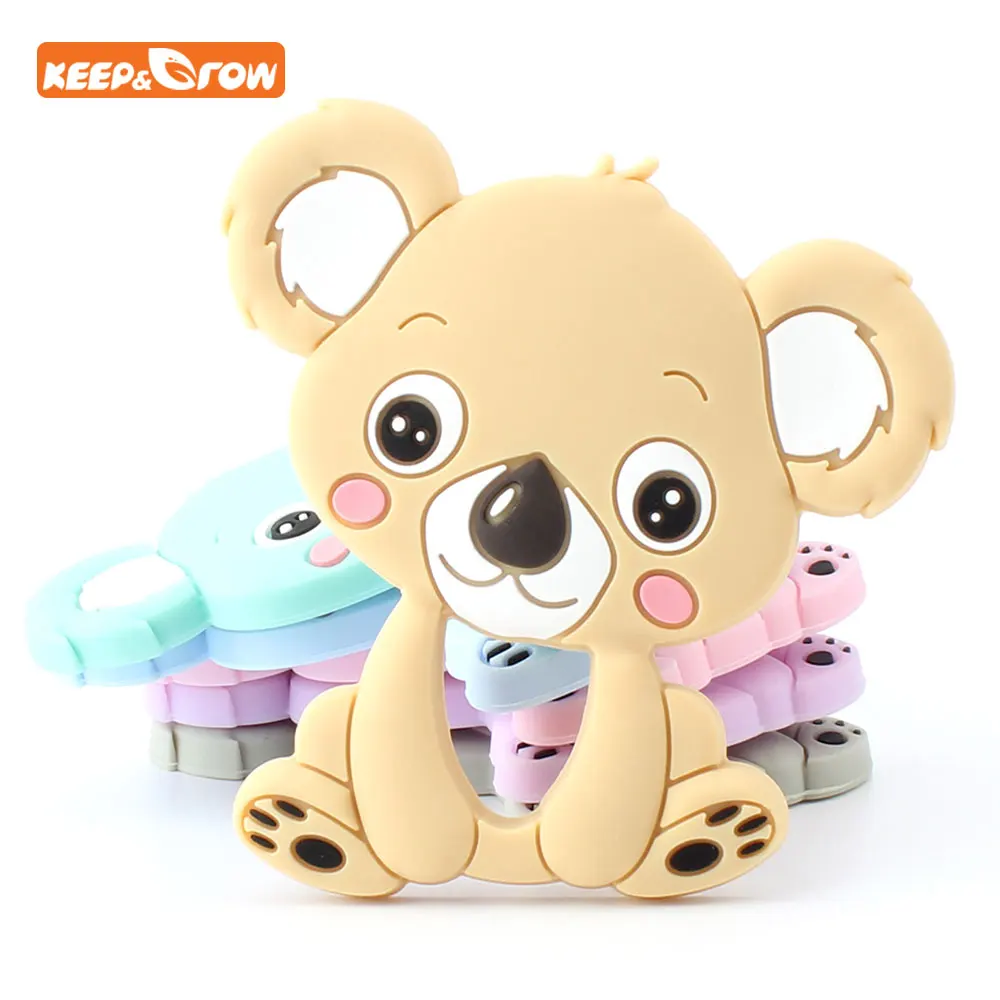 Silicone Teethers Animal Koala Food Grade Silicone Chew Charms Baby Teething Toys Koraliki Silikonowe Rodent Tiny Rod Teether
Silicone Teethers Animal Koala Food Grade Silicone Chew Charms Baby Teething Toys Koraliki Silikonowe Rodent Tiny Rod Teether