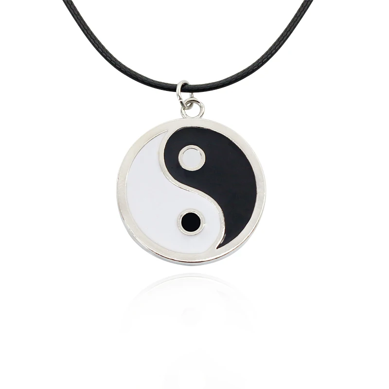 Retro Black White The Eight Trigrams Amulet Plated Jewelry For Men Women Suspension Yin And Yang Alloy Pendant Necklace
Retro Black White The Eight Trigrams Amulet Plated Jewelry For Men Women Suspension Yin And Yang Alloy Pendant Necklace