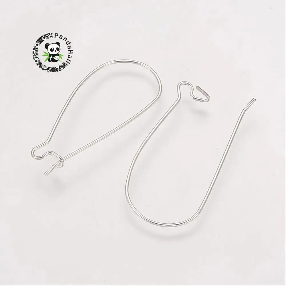1000pcs Brass Hoop Earrings Components Kidney Ear Wires for Jewelry Making DIY Earring Findings Silver Color, 33x14mm
1000pcs Brass Hoop Earrings Components Kidney Ear Wires for Jewelry Making DIY Earring Findings Silver Color, 33x14mm