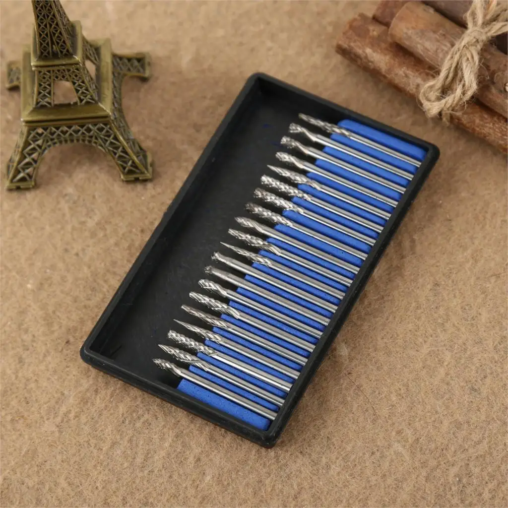 20Pcs 3x3mm Carbide Burrs Tungsten Steel Solid For Dremel Rotary Burrs Tool Drill Die Grinder Carving Grinding Tools
20Pcs 3x3mm Carbide Burrs Tungsten Steel Solid For Dremel Rotary Burrs Tool Drill Die Grinder Carving Grinding Tools