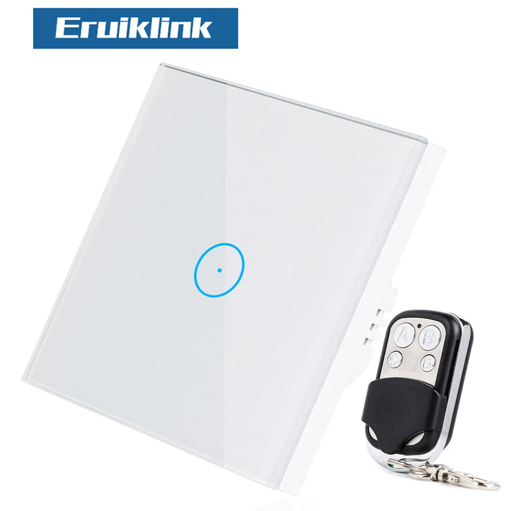 Умный настенный выключатель Eruiklink 1 комплект с дистанционным управлением RF433