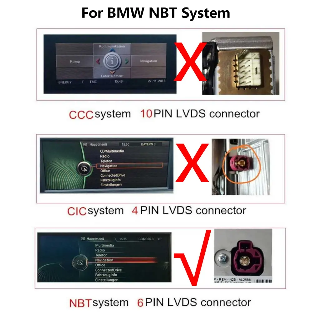 Original Screen Update System For BMW 4 F32 F33 F36 2013-2017/Reversing Module Rear Camera/Decode Track NBT
Original Screen Update System For BMW 4 F32 F33 F36 2013-2017/Reversing Module Rear Camera/Decode Track NBT