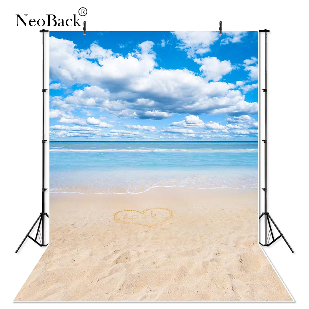 NeoBack Виниловый фон для фотосъемки с изображением песчаного пляжа голубого неба облаков моря детский летний тропический фон для фотостудии
NeoBack Виниловый фон для фотосъемки с изображением песчаного пляжа голубого неба облаков моря детский летний тропический фон для фотостудии