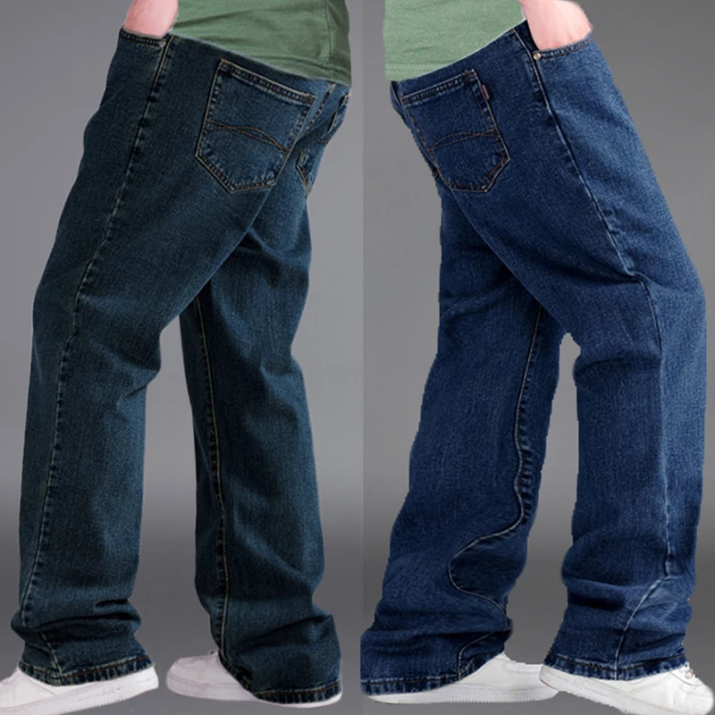 2019 New Blue Straight Trousers Jeans Men Streetwear Relaxed Jeans For Men Korean Fashion Mens Blue Jeans Homme Plus Size 48 50
2019 New Blue Straight Trousers Jeans Men Streetwear Relaxed Jeans For Men Korean Fashion Mens Blue Jeans Homme Plus Size 48 50