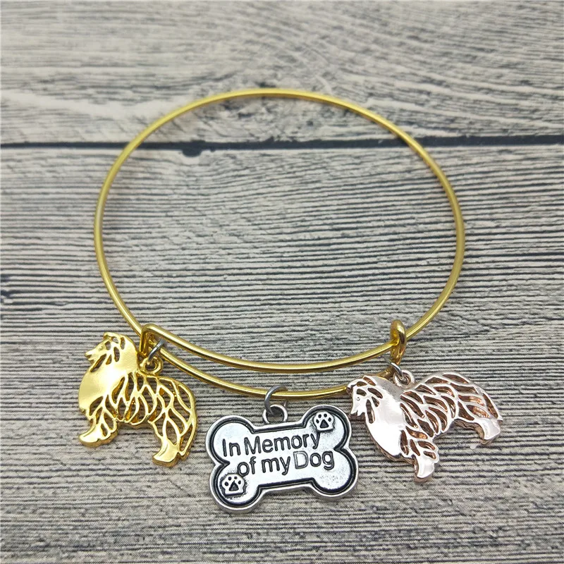 Trendy New Standing Rough Collie Bangles Cute Standing Rough Collie Dog Bangles Bracelets Fashion Pet Jewellery
Trendy New Standing Rough Collie Bangles Cute Standing Rough Collie Dog Bangles Bracelets Fashion Pet Jewellery