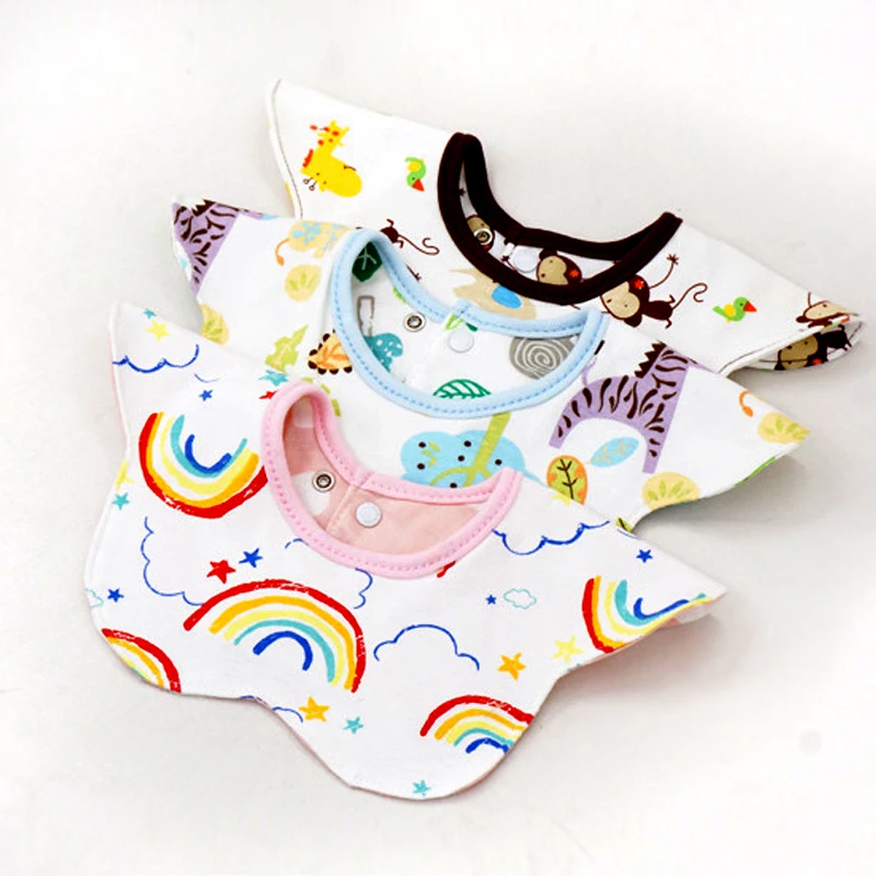 Baby 360 degrees bibs saliva towel cotton gauze newborn new round two sides with rotating bibs summer multicolor
Baby 360 degrees bibs saliva towel cotton gauze newborn new round two sides with rotating bibs summer multicolor
