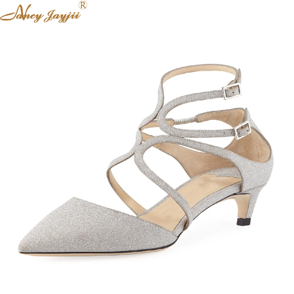 Nancyjayjii Sliver Bling Double Buckle Women’S Gladiator Pumps Pointed Toe 3.5cm Kitten Heels For Female 2021 Party Luxury Shoes
Nancyjayjii Sliver Bling Double Buckle Women’S Gladiator Pumps Pointed Toe 3.5cm Kitten Heels For Female 2021 Party Luxury Shoes