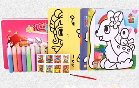 Детская картина из песка игра Рисунок игрушки смешные игры раннего обучения |