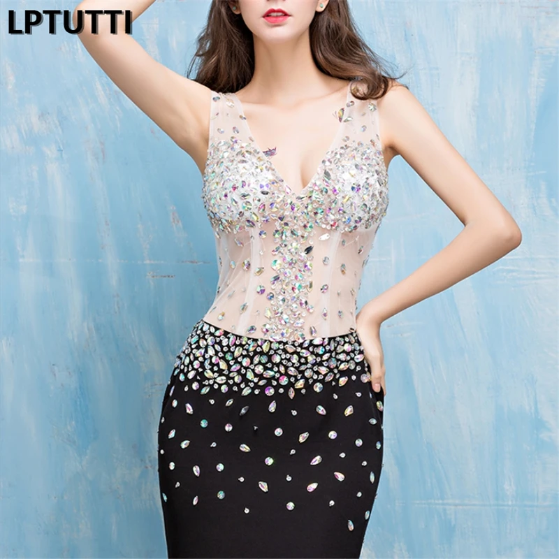 LPTUTTI Crystal New For Women Elegant Date Ceremony Party Prom Gown Formal Gala Events Luxury Long Evening Dresses
LPTUTTI Crystal New For Women Elegant Date Ceremony Party Prom Gown Formal Gala Events Luxury Long Evening Dresses
