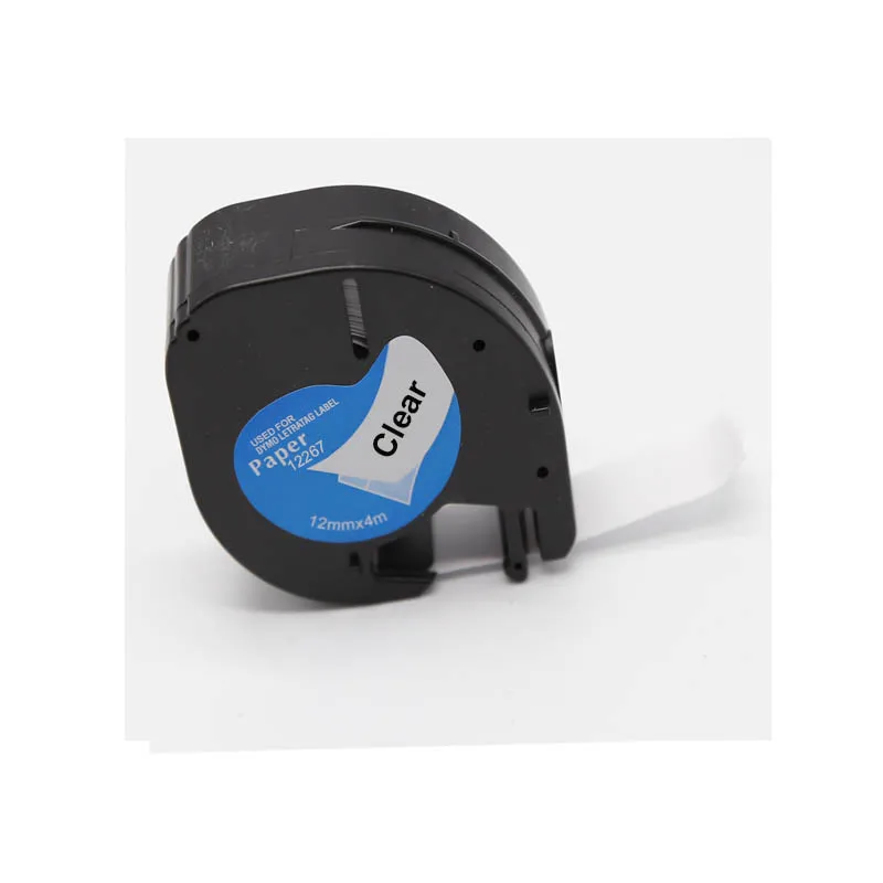 YOKO 20PCS compatible label tape 12mm black on clear for plastic LT 12267 LT12267 used for dymo machine
YOKO 20PCS compatible label tape 12mm black on clear for plastic LT 12267 LT12267 used for dymo machine