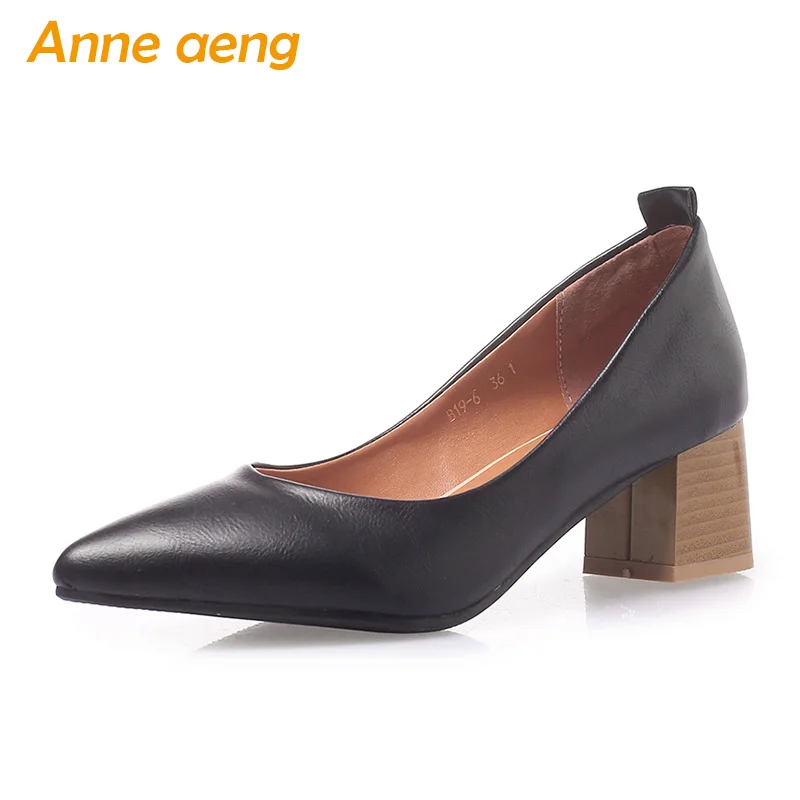 2019 New Spring/Autumn Women Pumps Middle Square Heel Pointed Toe Slip-On Sexy Ladies Women Shoes Black Pumps Big Size 33-46
2019 New Spring/Autumn Women Pumps Middle Square Heel Pointed Toe Slip-On Sexy Ladies Women Shoes Black Pumps Big Size 33-46