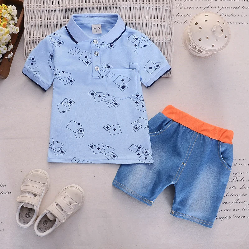 2019 Summer New Children's Wear Set Summer Boys Short Sleeved Boys T Shirt Middle Pants Two-piece Set boys clothes
2019 Summer New Children's Wear Set Summer Boys Short Sleeved Boys T Shirt Middle Pants Two-piece Set boys clothes