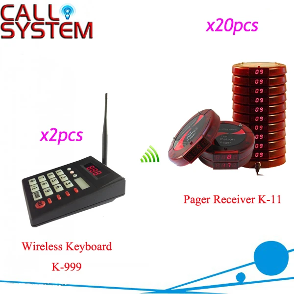 433.92MHZ Guest queue pager system 2 keypad with 20 mini receivers used in the fast food restaurant, cafe
433.92MHZ Guest queue pager system 2 keypad with 20 mini receivers used in the fast food restaurant, cafe